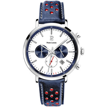 PIERRE LANNIER Montre Homme  Baron - 219G106 Bracelet Cuir Bleu
