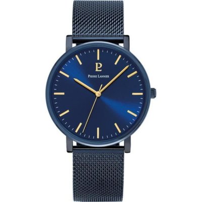 PIERRE LANNIER Montre Homme  Essential - 218F466 Bracelet Acier Bleu