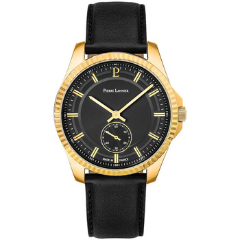 PIERRE LANNIER Montre Homme  Metropolitain - 247H033 Bracelet Cuir Noir