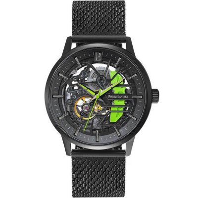 PIERRE LANNIER Montre Homme  Paddock - 338A469 Bracelet Acier Noir