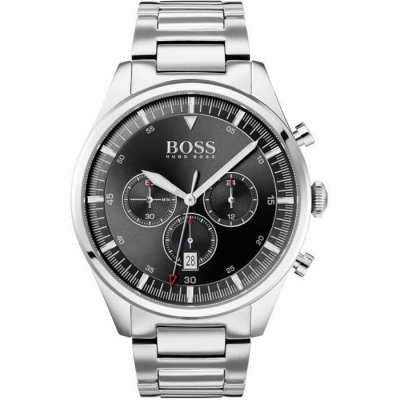 BOSS Montre Homme Pioneer Noir 1513712 Gris 