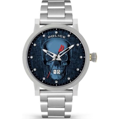 POLICE Montre Homme  COLLIN PL.15404JS-03MA - Bracelet Acier Argent