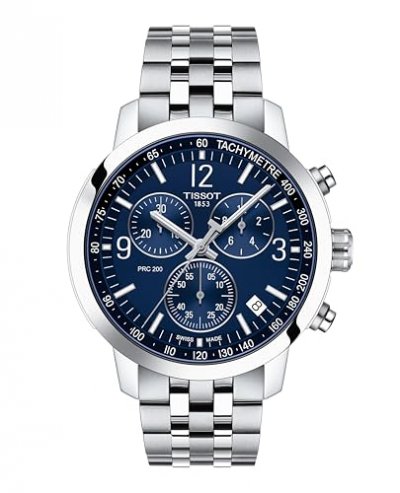 TISSOT Montre Homme PRC 200 Bleu T1144171104700 Gris 