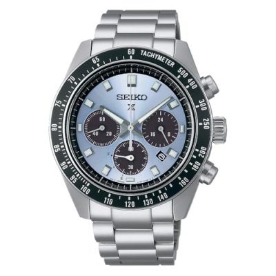 SEIKO Montre Homme Prospex Bleu clair, Noir SSC935P1