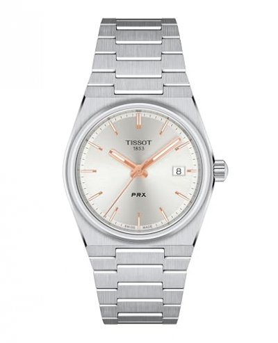 TISSOT Montre Homme PRX Argent&eacute; T1372101103100 Gris 