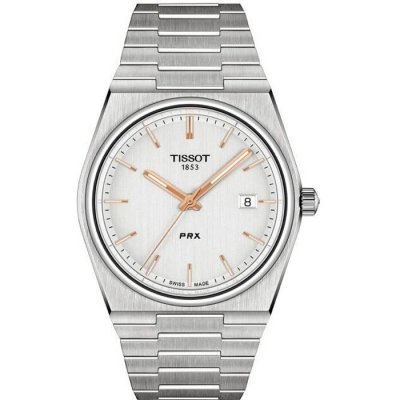 TISSOT Montre Homme PRX Blanc T1374101103100 Gris 
