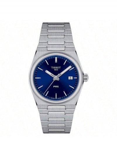 TISSOT Montre Homme PRX Bleu T1372101104100 Gris 