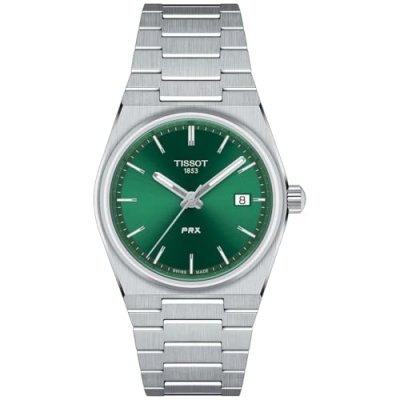 TISSOT Montre Homme PRX Vert T1372101108100 Gris 