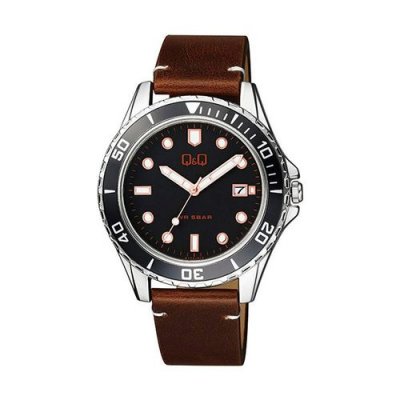 Q&Q Montre Homme  A172J312Y Marron Noir (&Oslash; 43 mm)