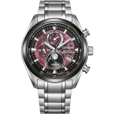 CITIZEN Montre Homme Radio controlee Rouge BY1018-80X