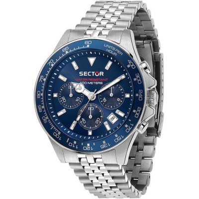 SECTOR Montre Homme  Montres 230 R3273661032 - Bracelet Acier Argent