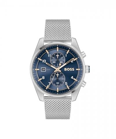 BOSS Montre Homme Skytraveller Bleu 1514149