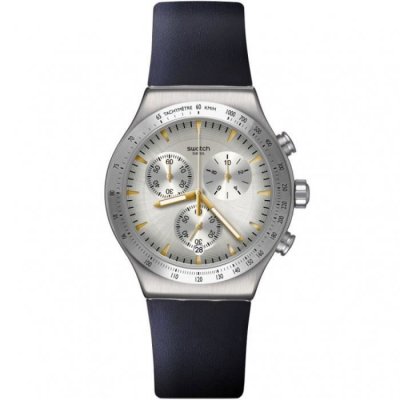 SWATCH Montre Homme  Darkmeblue YVS460