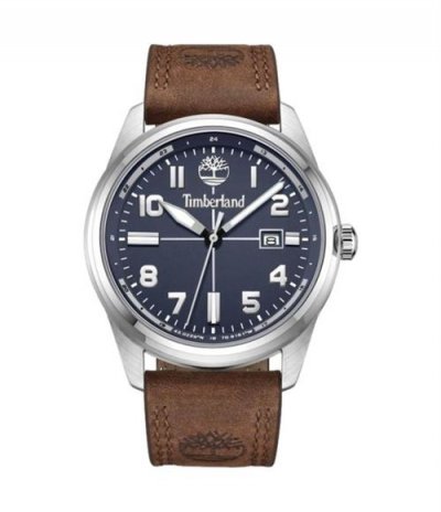  Montre Homme Timberland - TDWGB2230702 Bracelet Cuir Noir
