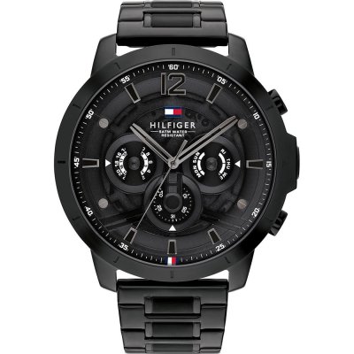TOMMY HILFIGER Montre Homme  1710494 - Bracelet Acier Noir