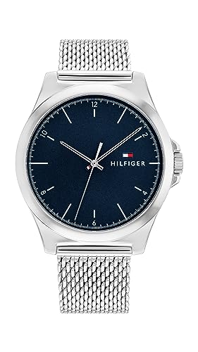 TOMMY HILFIGER Montre Homme  - 1710547 Bracelet Acier Argent