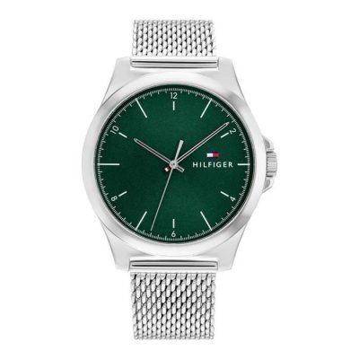 TOMMY HILFIGER Montre Homme  - 1710548 Bracelet Acier Argent