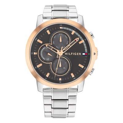 TOMMY HILFIGER Montre Homme  - 1792050 Bracelet Acier Argent