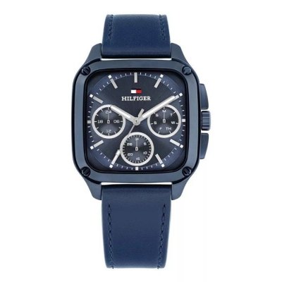 TOMMY HILFIGER MONTRES Montre Homme Tommy Hilfiger Herald - 1792219 Bracelet Cuir Bleu