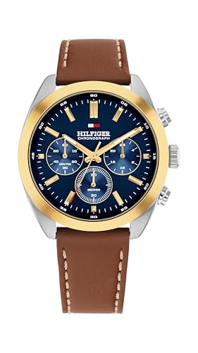 TOMMY HILFIGER MONTRES Montre Homme Tommy Hilfiger Hudson - 1710720 Bracelet Cuir Marron