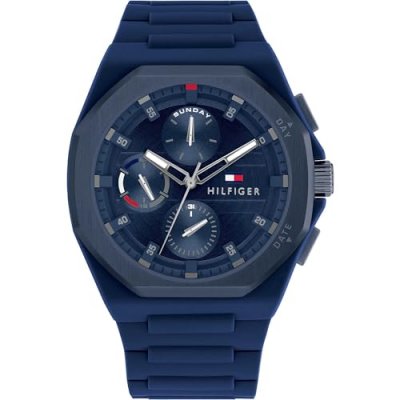 TOMMY HILFIGER Montre Homme  Neo - 1792122 Bracelet Silicone Bleu