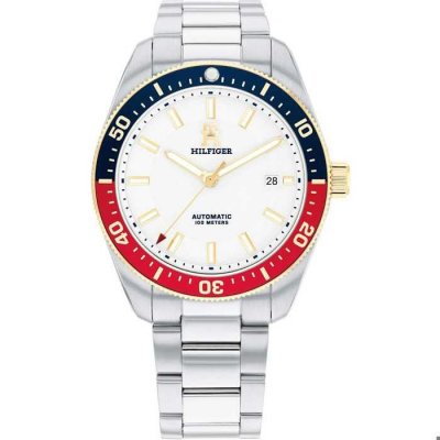 TOMMY HILFIGER Montre Homme  Th85 1710551 - Bracelet Acier Argent