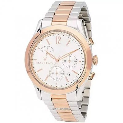 MASERATI Montre Homme Tradizione Blanc R8873625001 Gris 