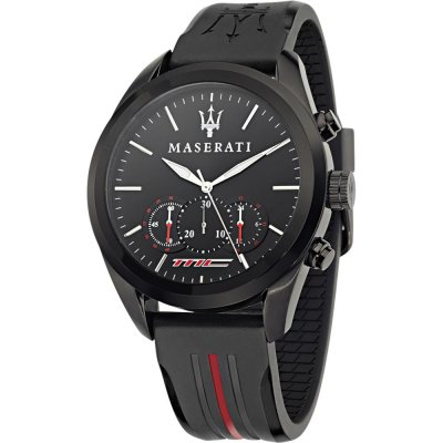 MASERATI Montre Homme Traguardo Noir R8871612004 Noir 