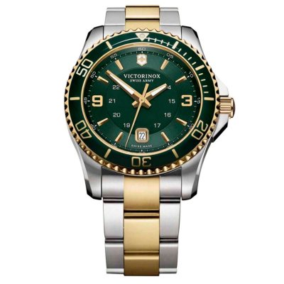 VICTORINOX Montre Homme  Maverick en acier bicolore - 43 mm