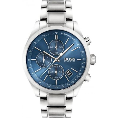 BOSS Montre Hugo  Grand Prix Chronom&egrave;tre 1513478 Cadran bleu