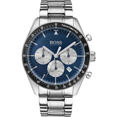 HUGO BOSS Montre  Trophy 1513630 Chronographe cadran bleu