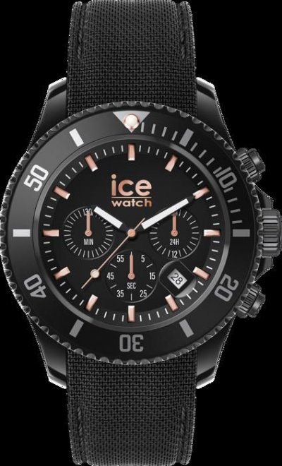 Montre ICE chrono avec bracelet noir