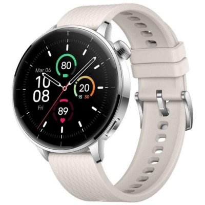 ONEPLUS Montre intelligente  watch 3 blanc titane argent&eacute; 1,32 43 mm
