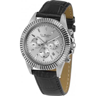 JACQUES LEMANS Montre  La Passion /LP-111B en Cuir Noir
