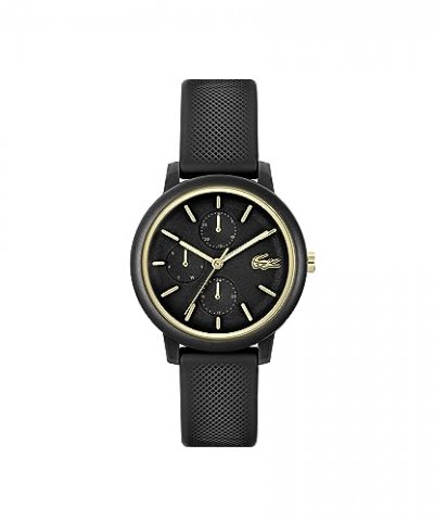 LACOSTE Montre  .12.12 Multi - 2001327 Bracelet Silicone Noir