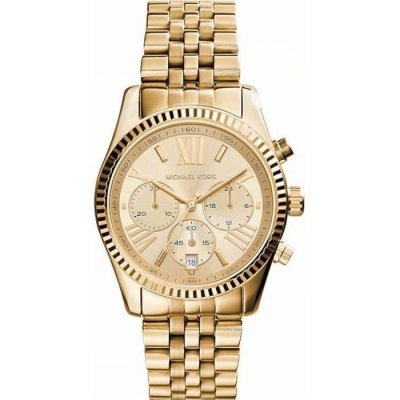 MICHAEL KORS Montre Lexington Dor&eacute; MK7378 Jaune 