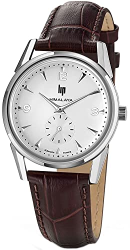 LIIP Montre Lip HIMALAYA 1954 671041 - Montre Ronde Rhodi&eacute;e LIP Montres