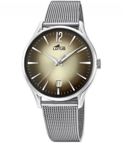 LOTUS Montre  homme acier bracelet maille milanaise 18405/2
