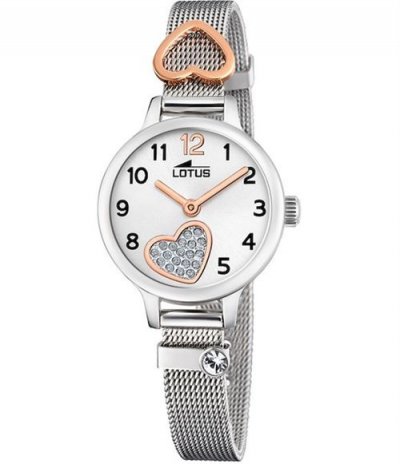 LOTUS Montre  JUNIOR 18659-1 - Quartz Bracelet Milanais C&acute;ur Fille
