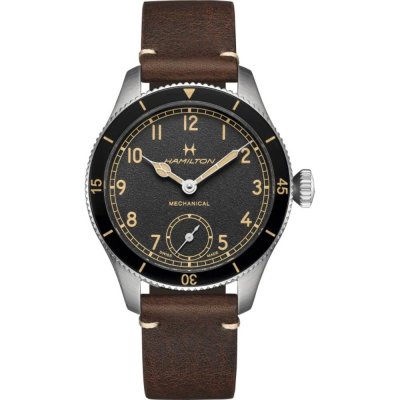 HAMILTON Montre m&eacute;canique Khaki aviation Noir H76719530