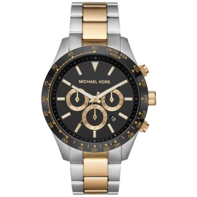 MICHAEL KORS Montre  Layton MK8784 acier bicolore cadran noir