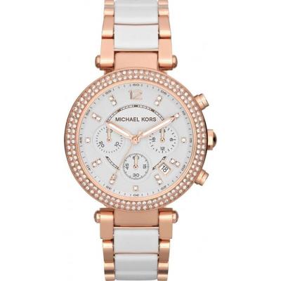 MICHAEL KORS Montre  Parker MK5774 Bracelet ac&eacute;tate et acier
