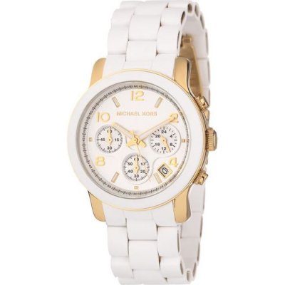 MICHAEL KORS Montre  Runway MK5145 Silicone blanc