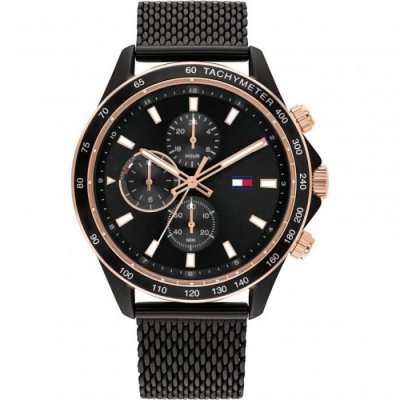 TOMMY HILFIGER Montre Miles Noir 1792020 Noir 