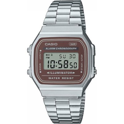 CASIO Montre Mixte  A168WA-5AYES - Bracelet Acier Argent