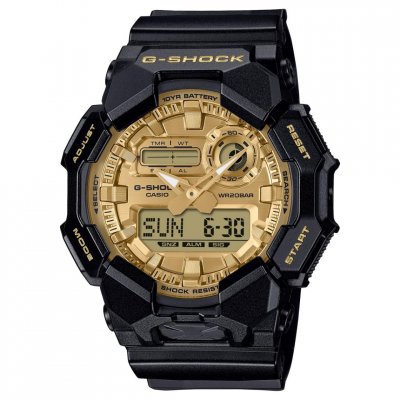 CASIO Montre Mixte  G-shock Dor&eacute; GA-010GGB-1A9ER 
