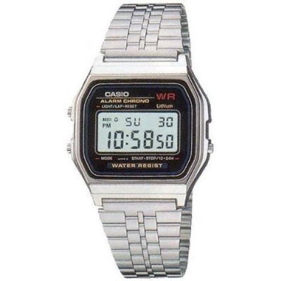 CASIO Montre Mixte  Vintage A159WA-N1DF Argent