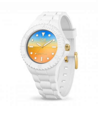 ICE WATCH Montre mixte  20391 - Bracelet Silicone Blanc