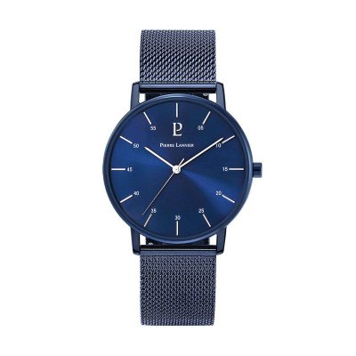 PIERRE LANNIER Montre  CITYLINE en Maille milanaise Bleue 