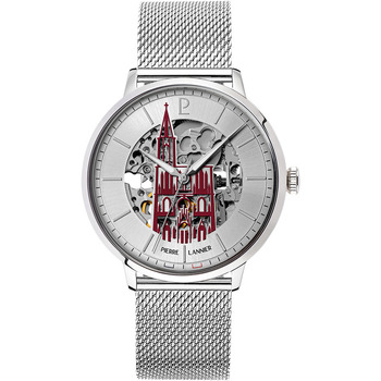 PIERRE LANNIER MONTRES Montre Pierre Lannier Montre Homme CATHEDRALE Argent&eacute; Acier milanais Argent&eacute;